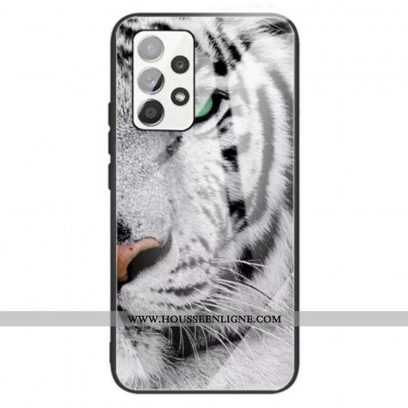 Coque Samsung Galaxy A13 Verre Trempé Tigre
