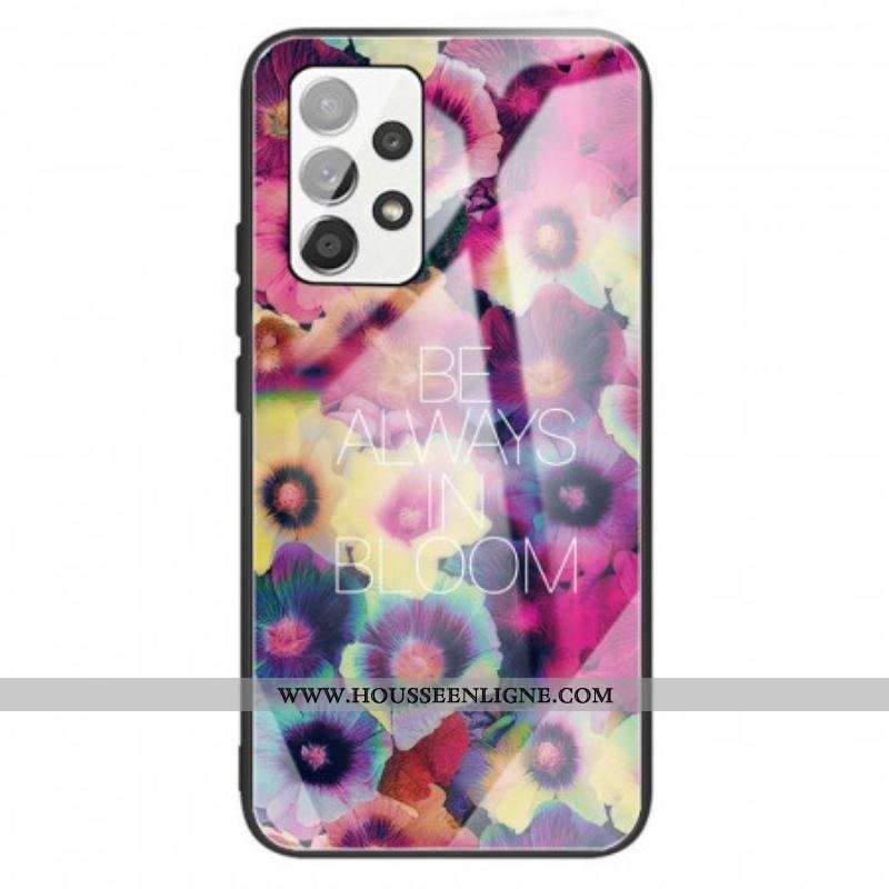 Coque Samsung Galaxy A13 Verre trempé Be Always in Bloom