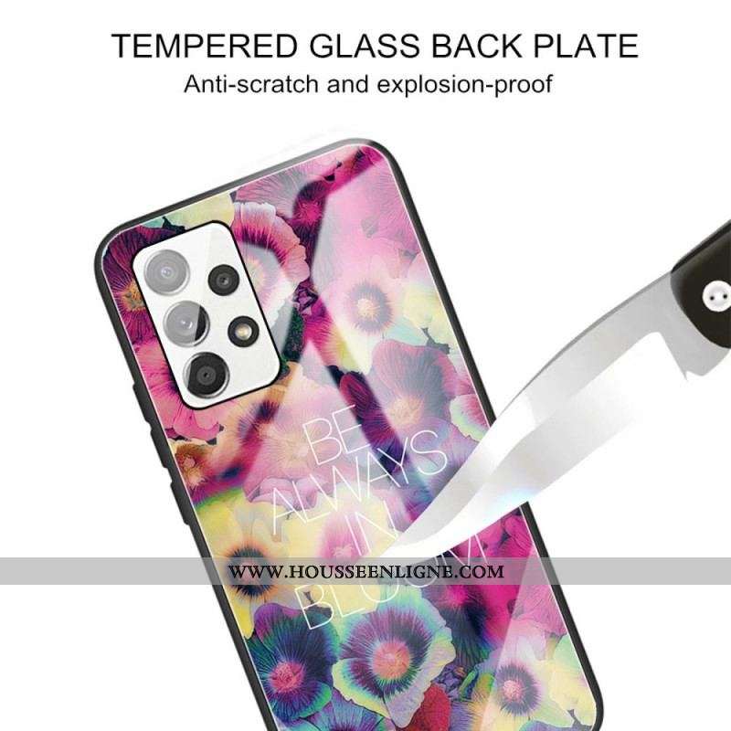 Coque Samsung Galaxy A13 Verre trempé Be Always in Bloom