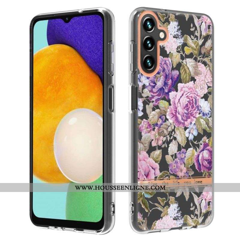 Coque Samsung Galaxy A14 5G / A14 Fleurs Colorées