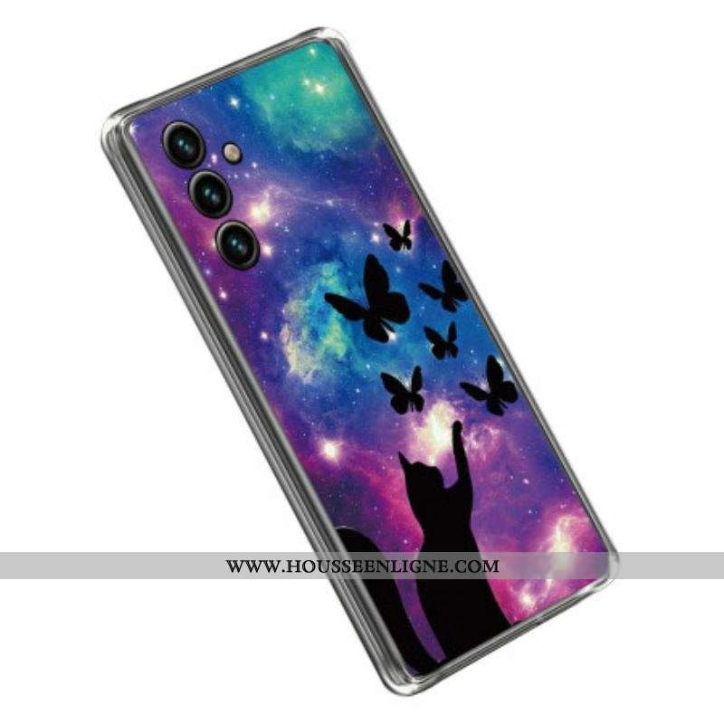 Coque Samsung Galaxy A14 5G / A14 Silicone Chat en Espace