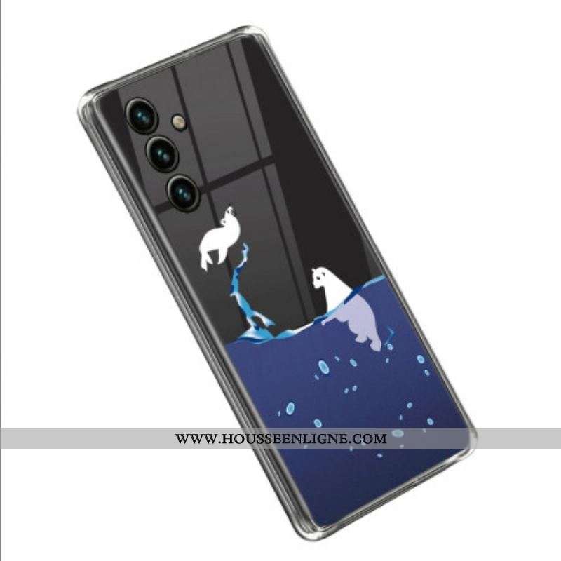 Coque Samsung Galaxy A14 5G / A14 Transparente Jeux de Mer