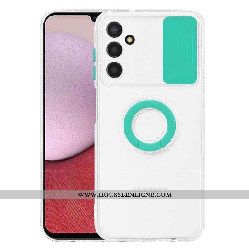 Coque Samsung Galaxy A14 5G / A14 Transparente avec Anneau-Support