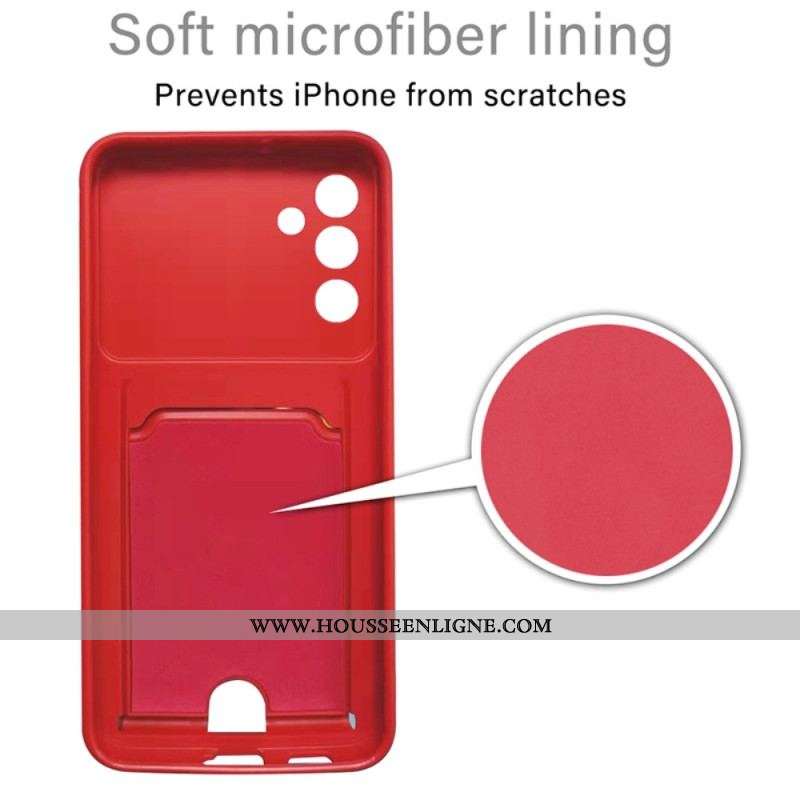 Coque Samsung Galaxy A14 5G / A14 à Cordon avec Porte-Carte et Anneau-Support