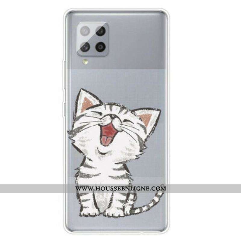 Coque Samsung Galaxy A42 5G Cute Cat