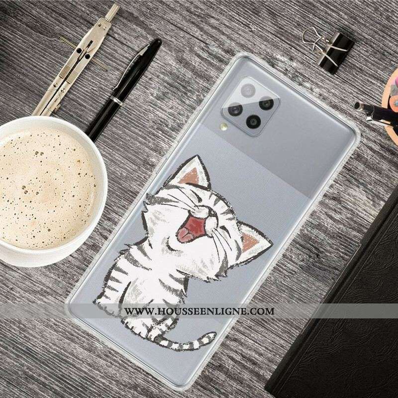Coque Samsung Galaxy A42 5G Cute Cat
