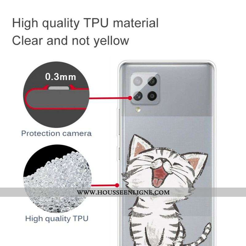 Coque Samsung Galaxy A42 5G Cute Cat