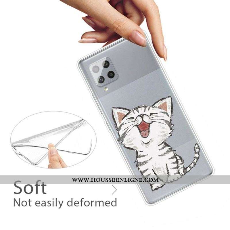 Coque Samsung Galaxy A42 5G Cute Cat