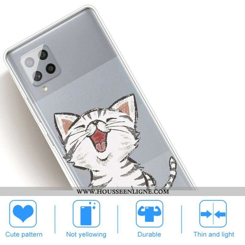 Coque Samsung Galaxy A42 5G Cute Cat
