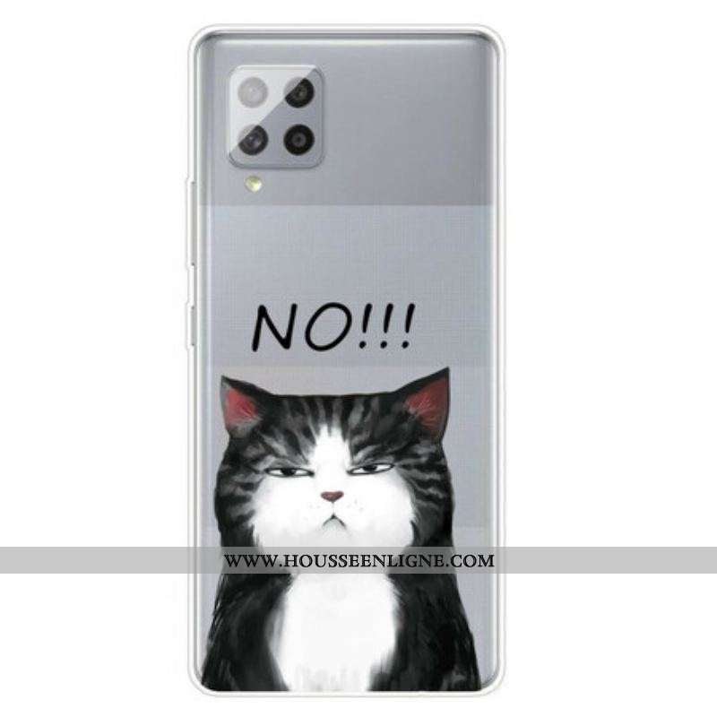 Coque Samsung Galaxy A42 5G Le Chat Qui Dit Non