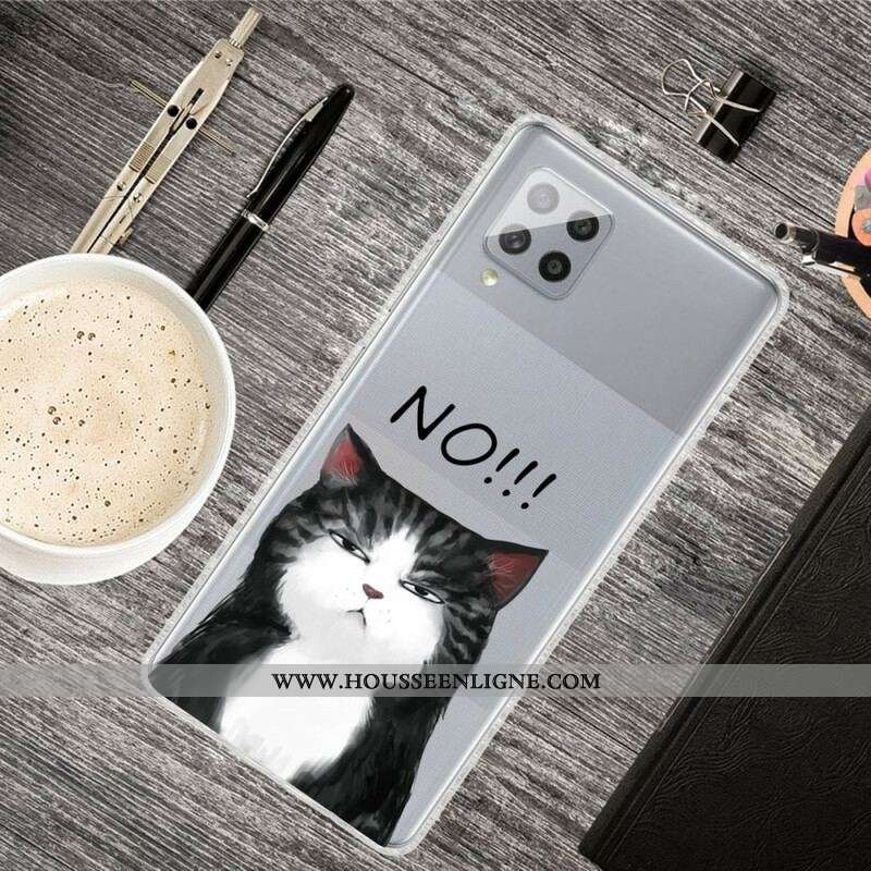 Coque Samsung Galaxy A42 5G Le Chat Qui Dit Non