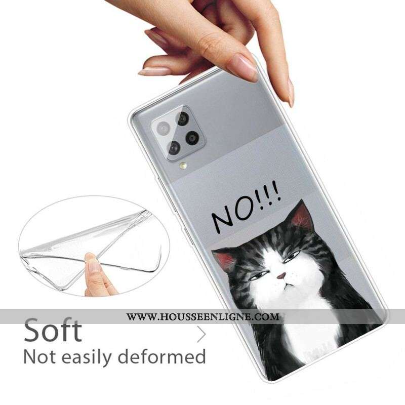 Coque Samsung Galaxy A42 5G Le Chat Qui Dit Non