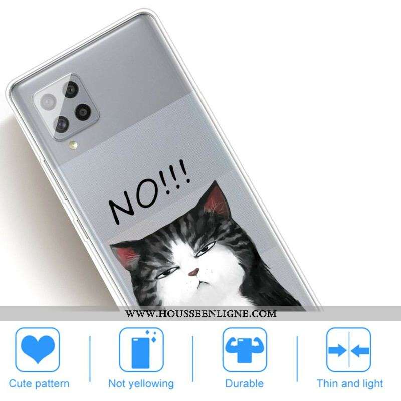 Coque Samsung Galaxy A42 5G Le Chat Qui Dit Non