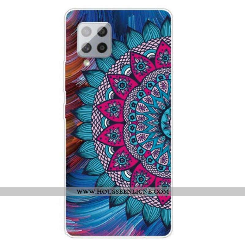 Coque Samsung Galaxy A42 5G Mandala Coloré