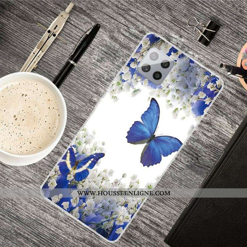 Coque Samsung Galaxy A42 5G Papillons Design
