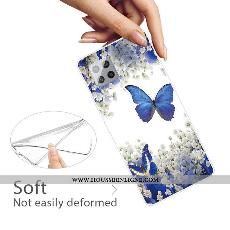 Coque Samsung Galaxy A42 5G Papillons Design
