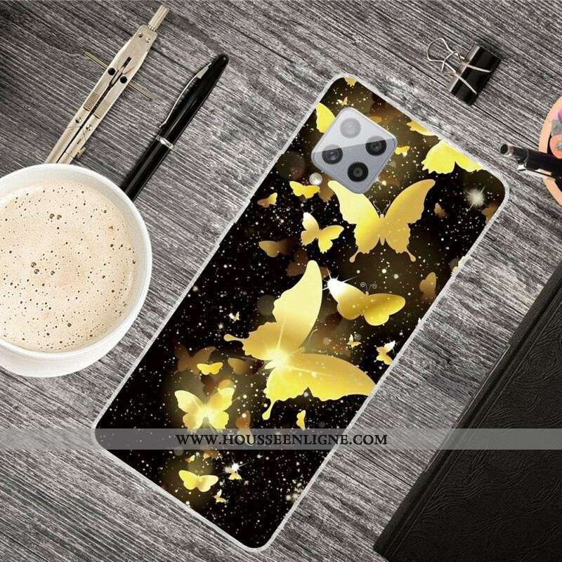 Coque Samsung Galaxy A42 5G Papillons Papillons