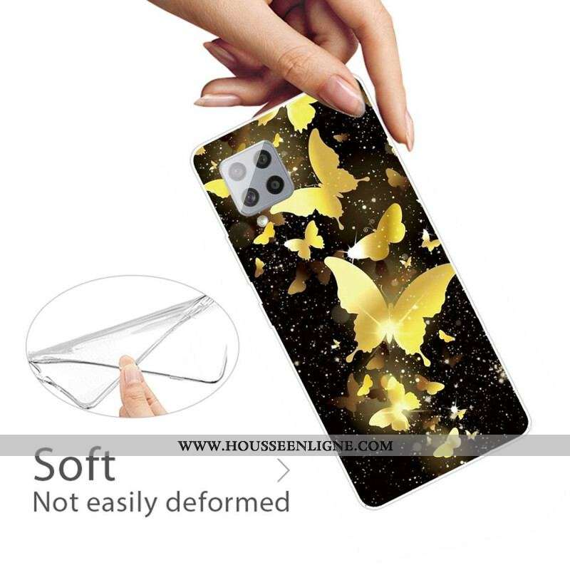 Coque Samsung Galaxy A42 5G Papillons Papillons