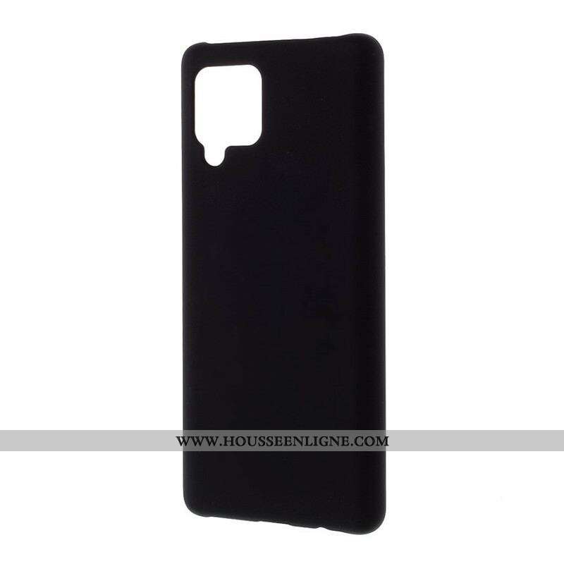 Coque Samsung Galaxy A42 5G Rigide Effet Caoutchouc