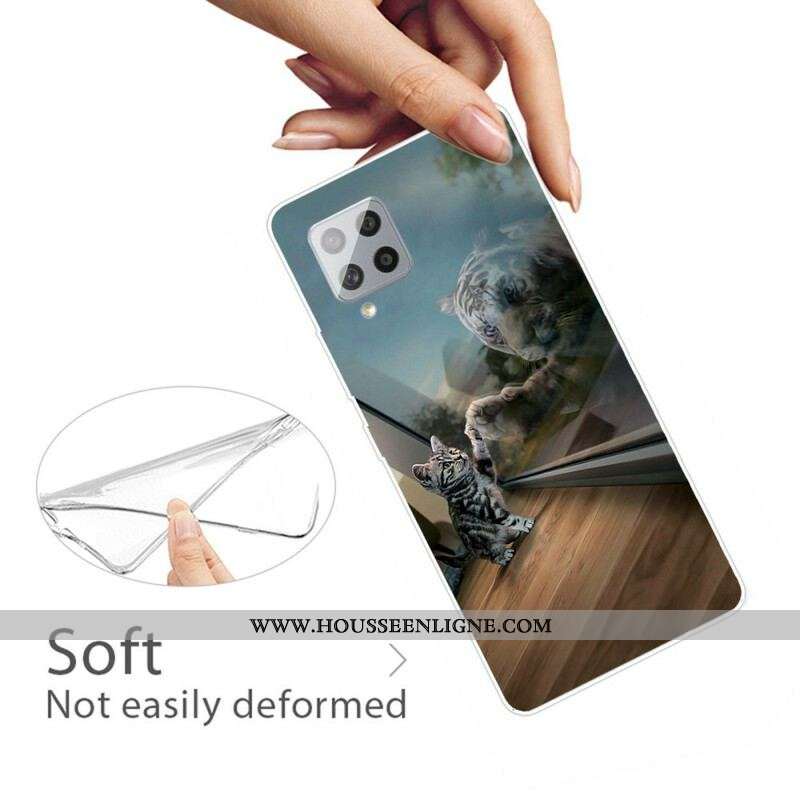 Coque Samsung Galaxy A42 5G Rêve de Chaton