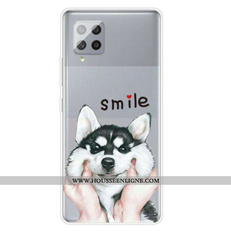 Coque Samsung Galaxy A42 5G Smile Dog
