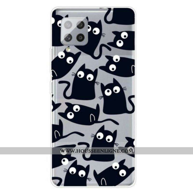 Coque Samsung Galaxy A42 5G Souris Noires