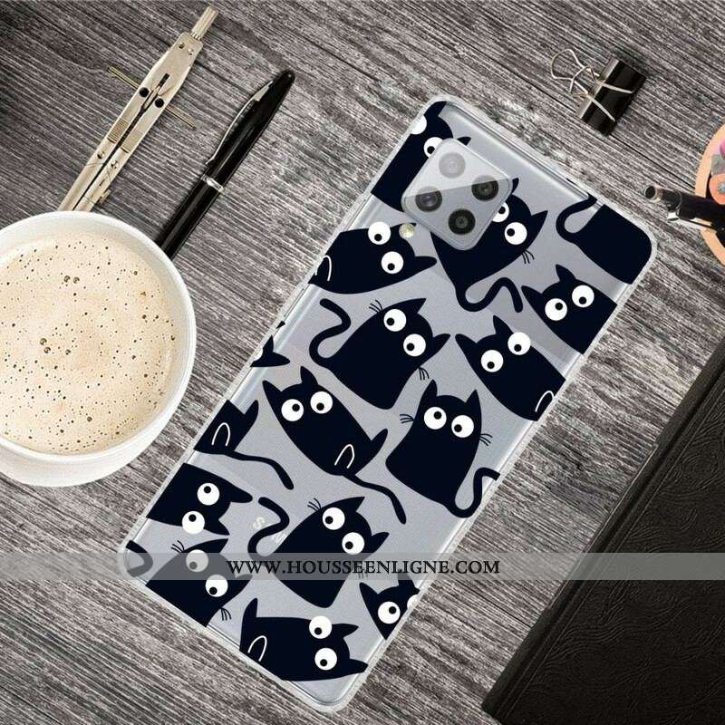 Coque Samsung Galaxy A42 5G Souris Noires