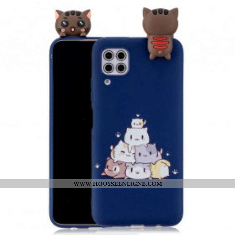 Coque Samsung Galaxy A42 5G Tas de Chats 3D