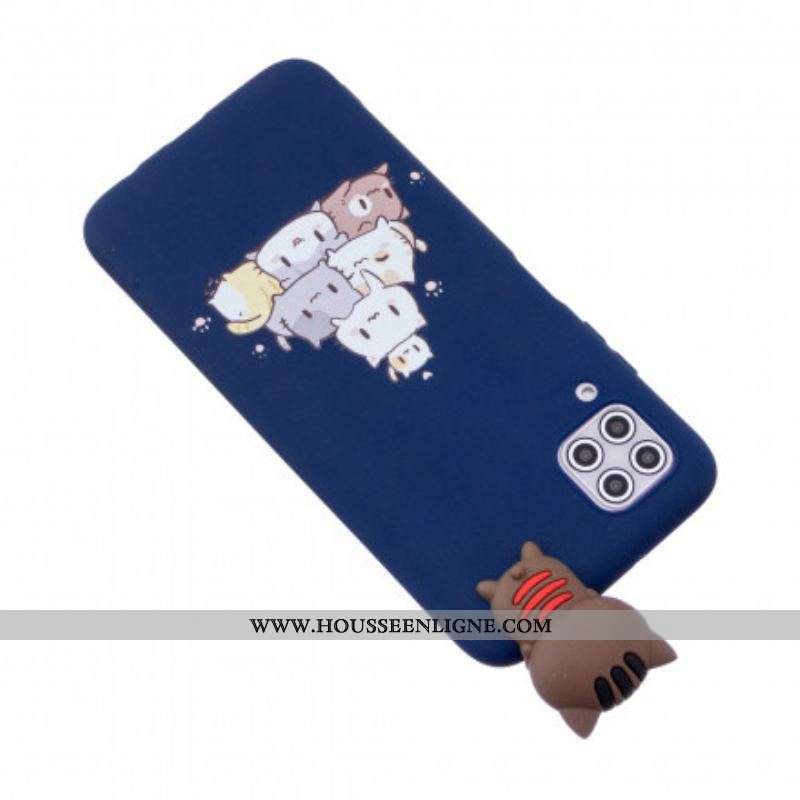 Coque Samsung Galaxy A42 5G Tas de Chats 3D