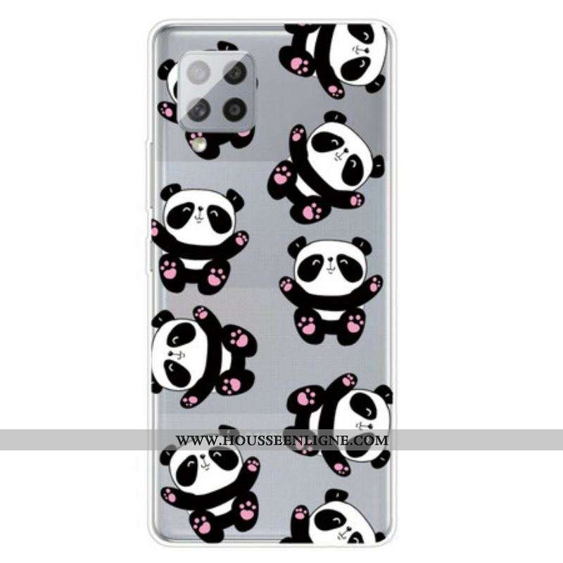 Coque Samsung Galaxy A42 5G Top Pandas Fun