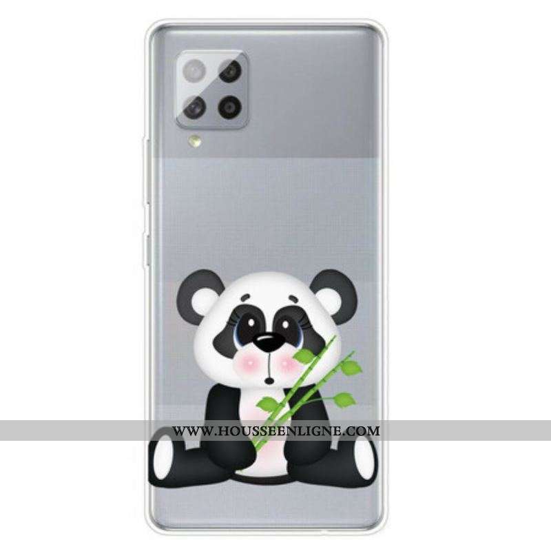 Coque Samsung Galaxy A42 5G Transparente Panda Triste