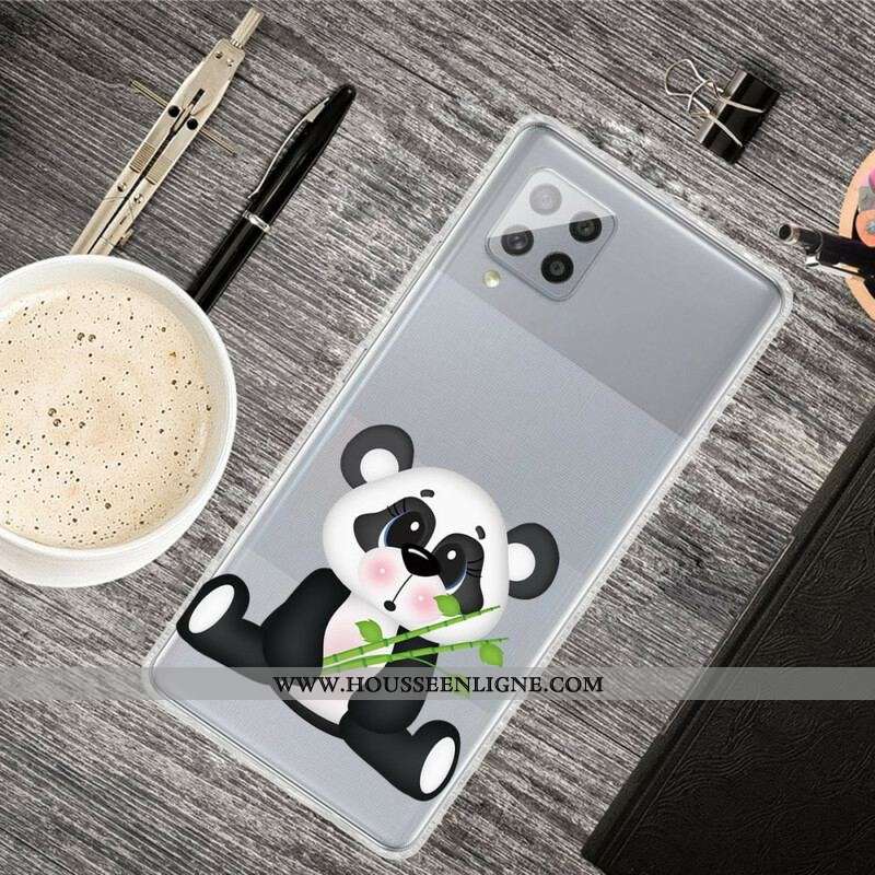 Coque Samsung Galaxy A42 5G Transparente Panda Triste