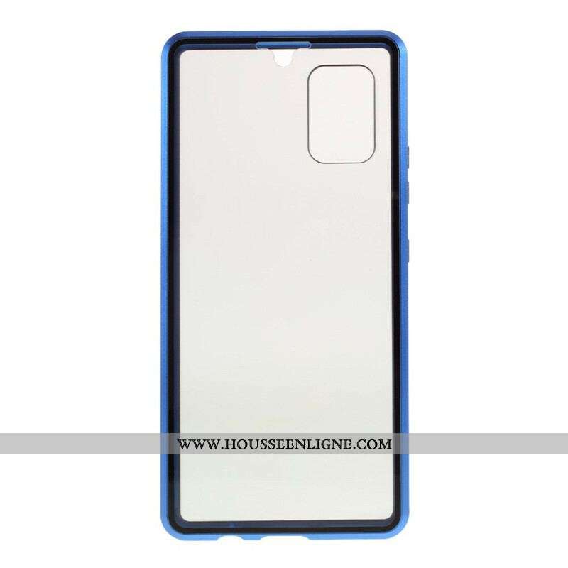 Coque Samsung Galaxy A51 5G Avant et Arrière Verre Trempé et Métal