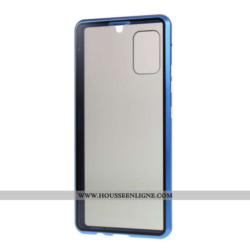 Coque Samsung Galaxy A51 5G Avant et Arrière Verre Trempé et Métal