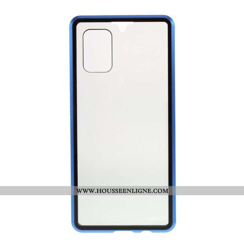 Coque Samsung Galaxy A51 5G Avant et Arrière Verre Trempé et Métal