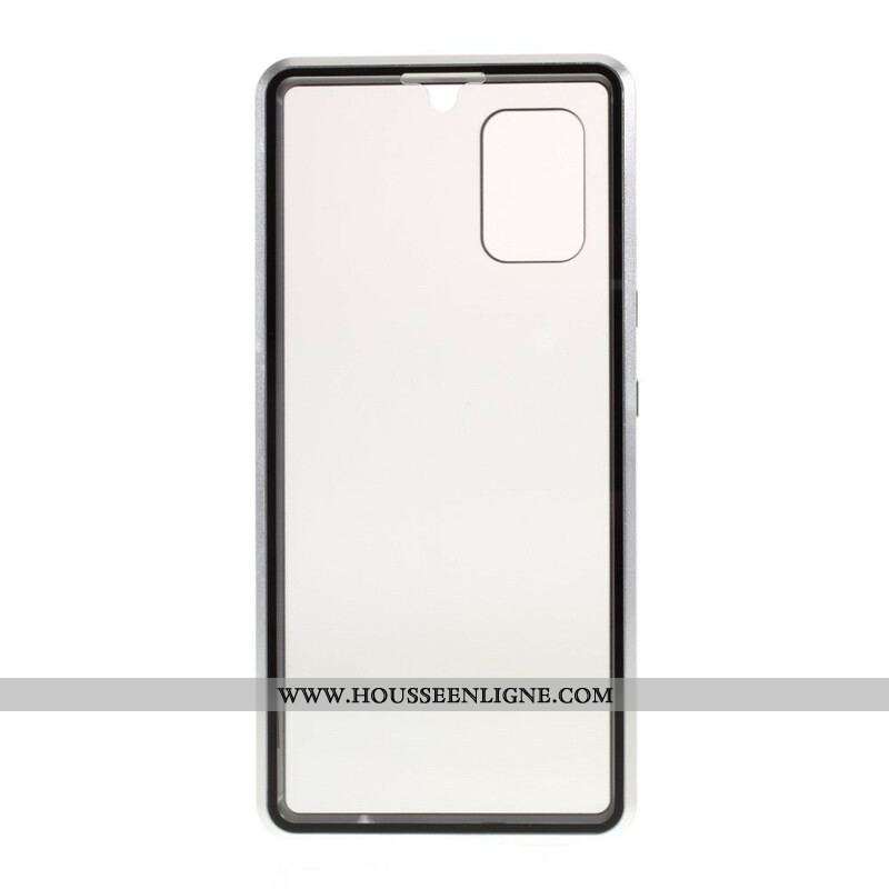 Coque Samsung Galaxy A51 5G Avant et Arrière Verre Trempé et Métal