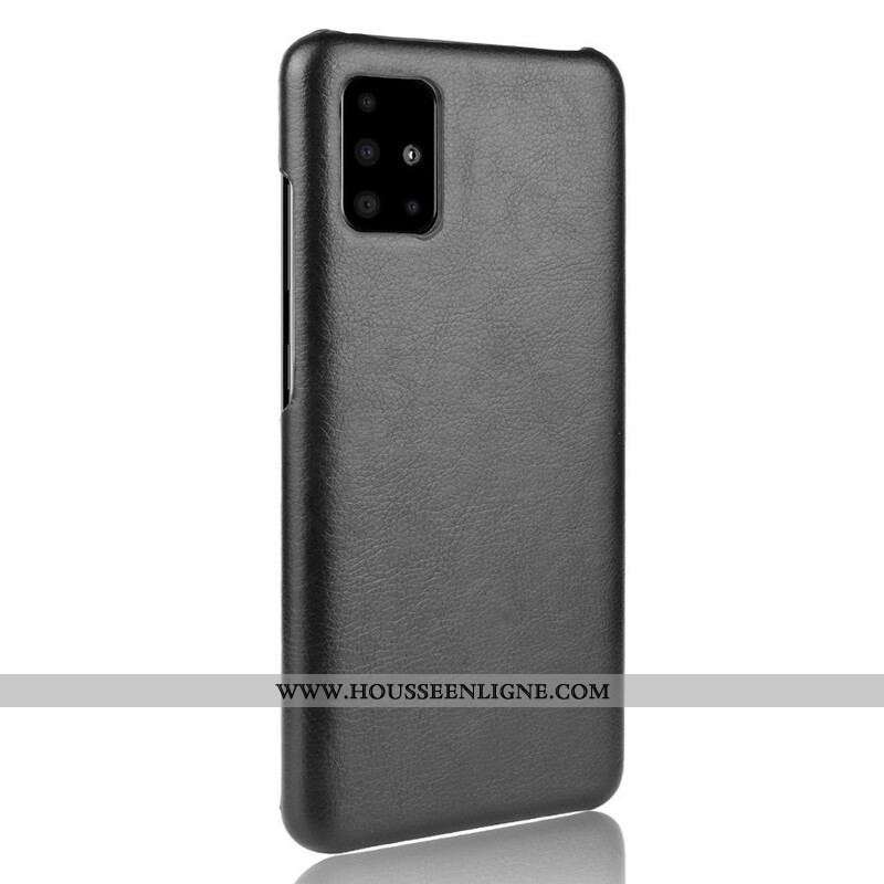 Coque Samsung Galaxy A51 5G Effet Cuir Litchi