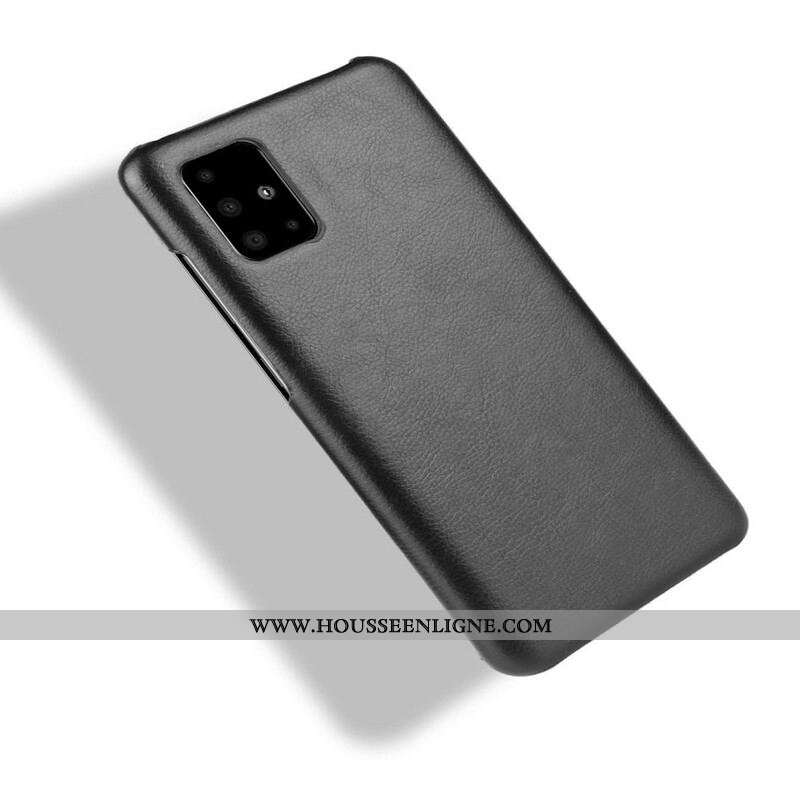 Coque Samsung Galaxy A51 5G Effet Cuir Litchi