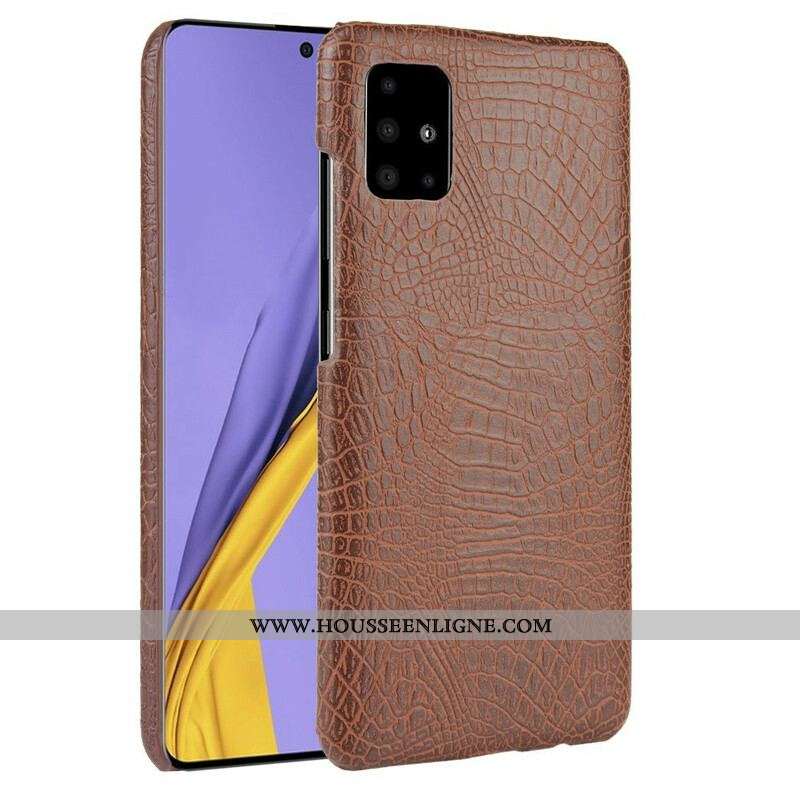 Coque Samsung Galaxy A51 5G Effet Peau de Crocodile