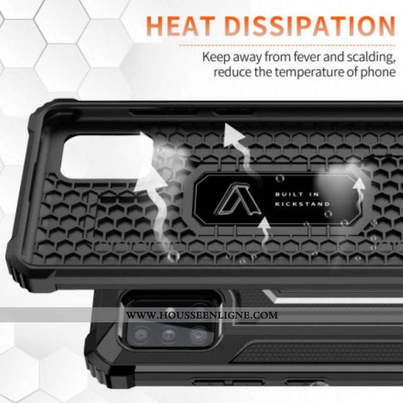 Coque Samsung Galaxy A51 5G Résistante Languette Jazz Série