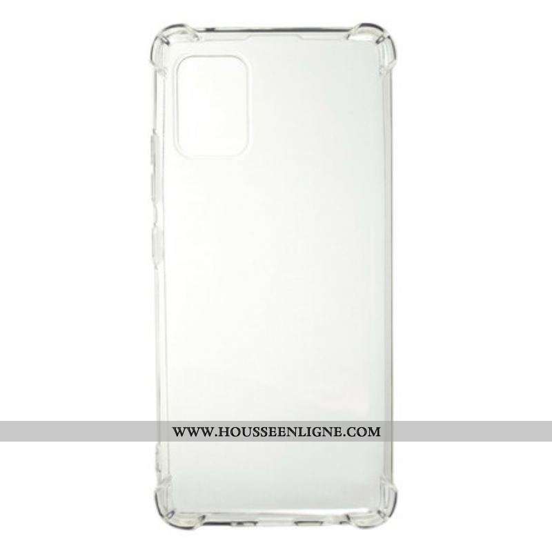 Coque Samsung Galaxy A51 5G Transparente Coins Renforcés