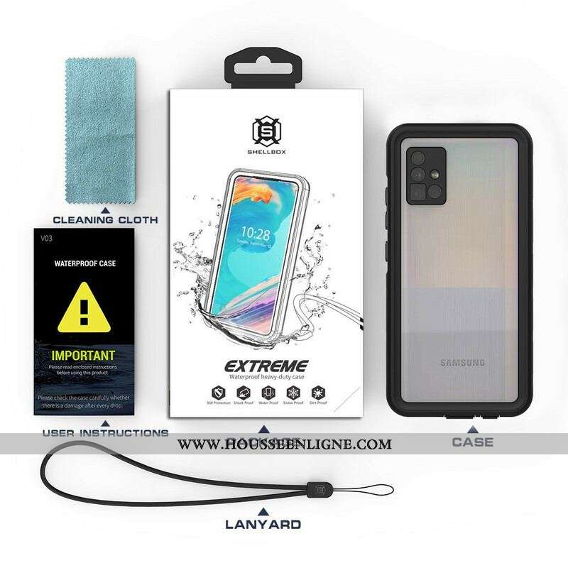 Coque Samsung Galaxy A51 5G Waterproof SHELLBOX