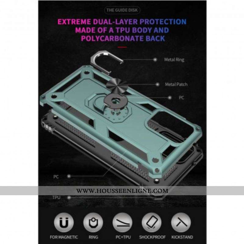 Coque Samsung Galaxy A52 4G / A52 5G / A52s 5G Anneau Premium