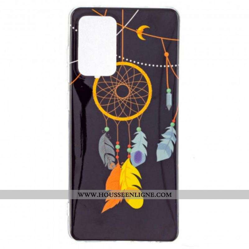 Coque Samsung Galaxy A52 4G / A52 5G / A52s 5G Attrape Rêves Fluorescente