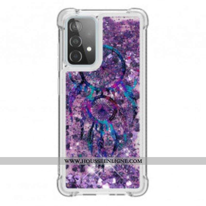 Coque Samsung Galaxy A52 4G / A52 5G / A52s 5G Attrape Rêves Paillettes