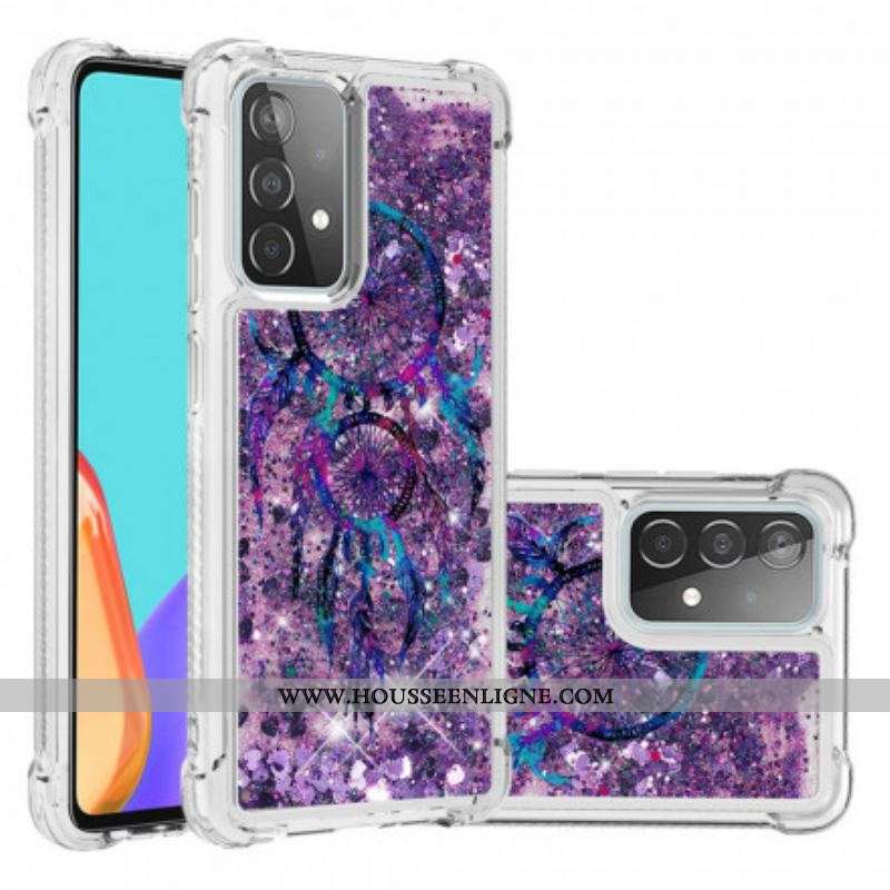 Coque Samsung Galaxy A52 4G / A52 5G / A52s 5G Attrape Rêves Paillettes