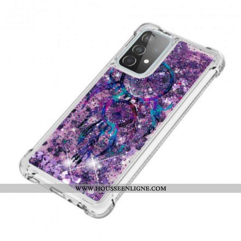 Coque Samsung Galaxy A52 4G / A52 5G / A52s 5G Attrape Rêves Paillettes