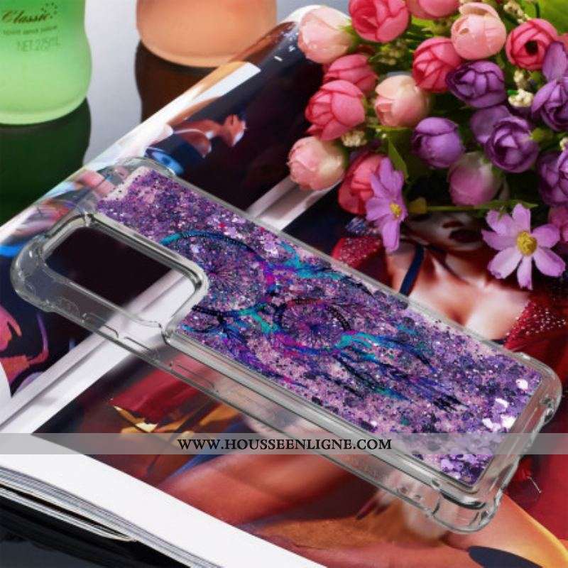 Coque Samsung Galaxy A52 4G / A52 5G / A52s 5G Attrape Rêves Paillettes