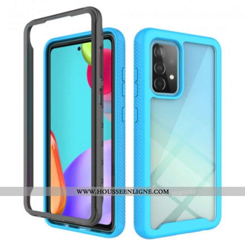 Coque Samsung Galaxy A52 4G / A52 5G / A52s 5G Conception Hybride Rebords Silicone
