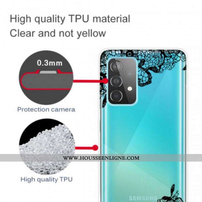Coque Samsung Galaxy A52 4G / A52 5G / A52s 5G Dentelle Fine